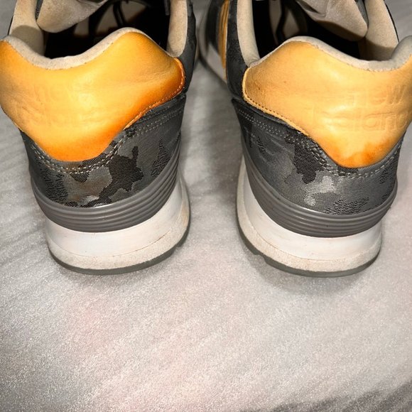 New Balance 574CMA Men's Steel Camo Gray Classic Sneakers Running - Picture 3 of 8